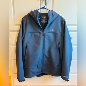LL Bean Stormfleece Pro Men’s BLACK Jacket.  Size Medium